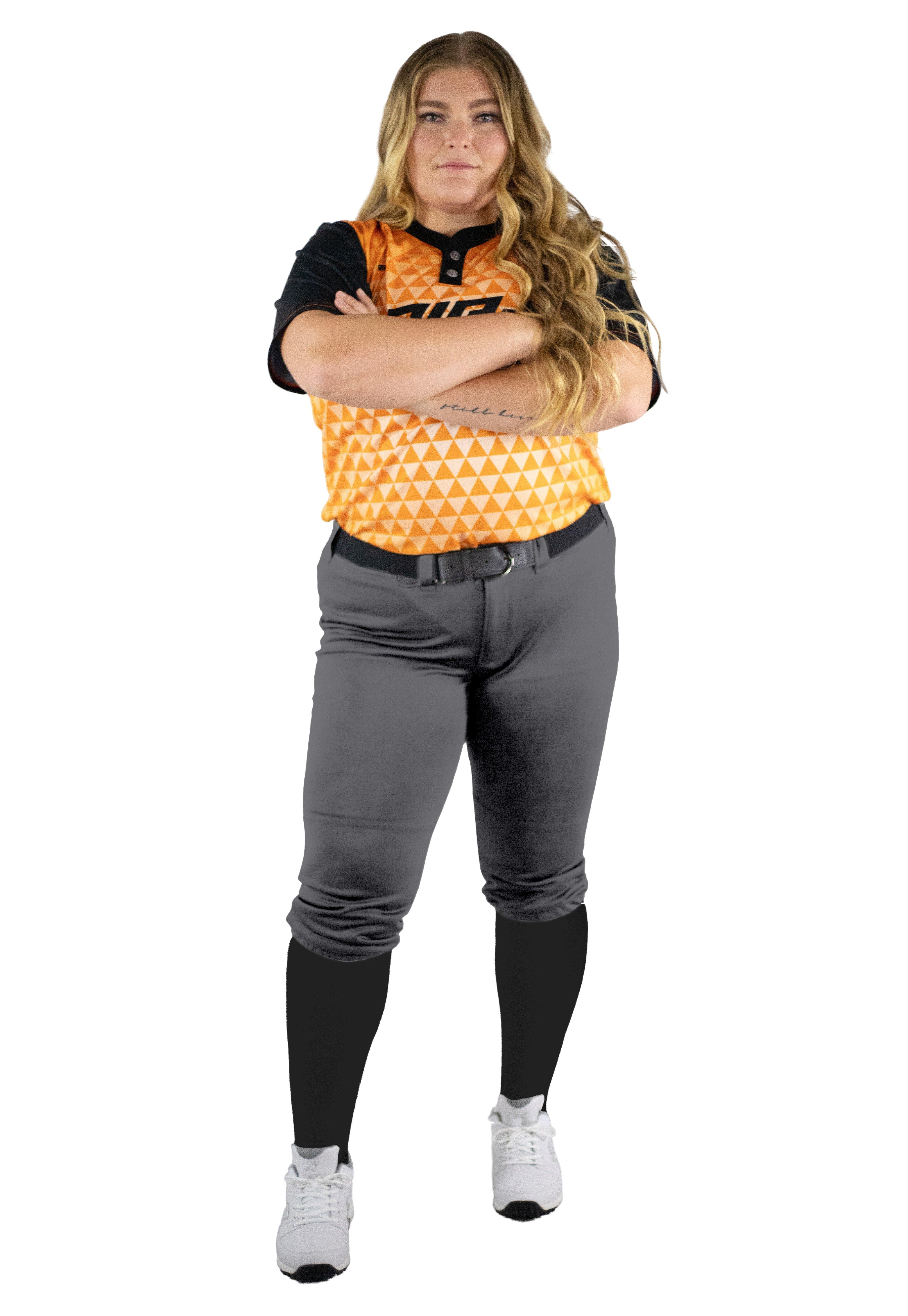 RIP-IT Women's Revolution Curvy Softball Pants - Grey
